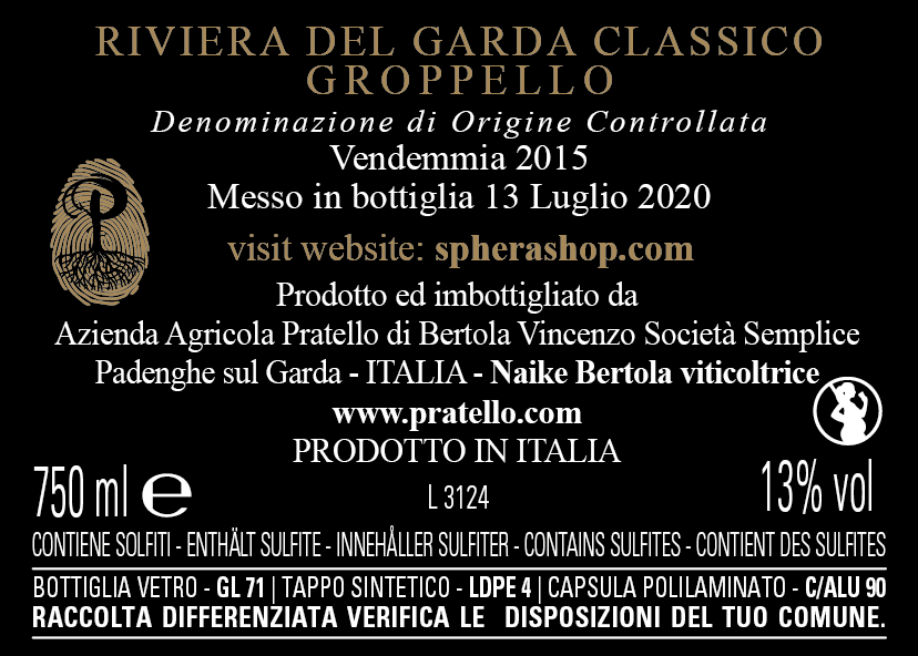 Groppello Amphora 2015