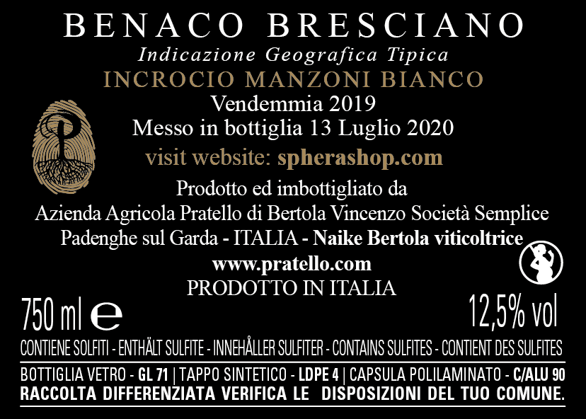 Manzoni Bianco Anfora 2016