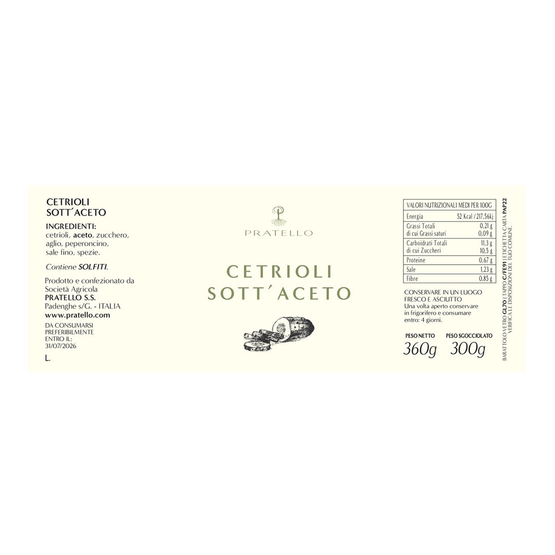 Cetrioli Sott'aceto