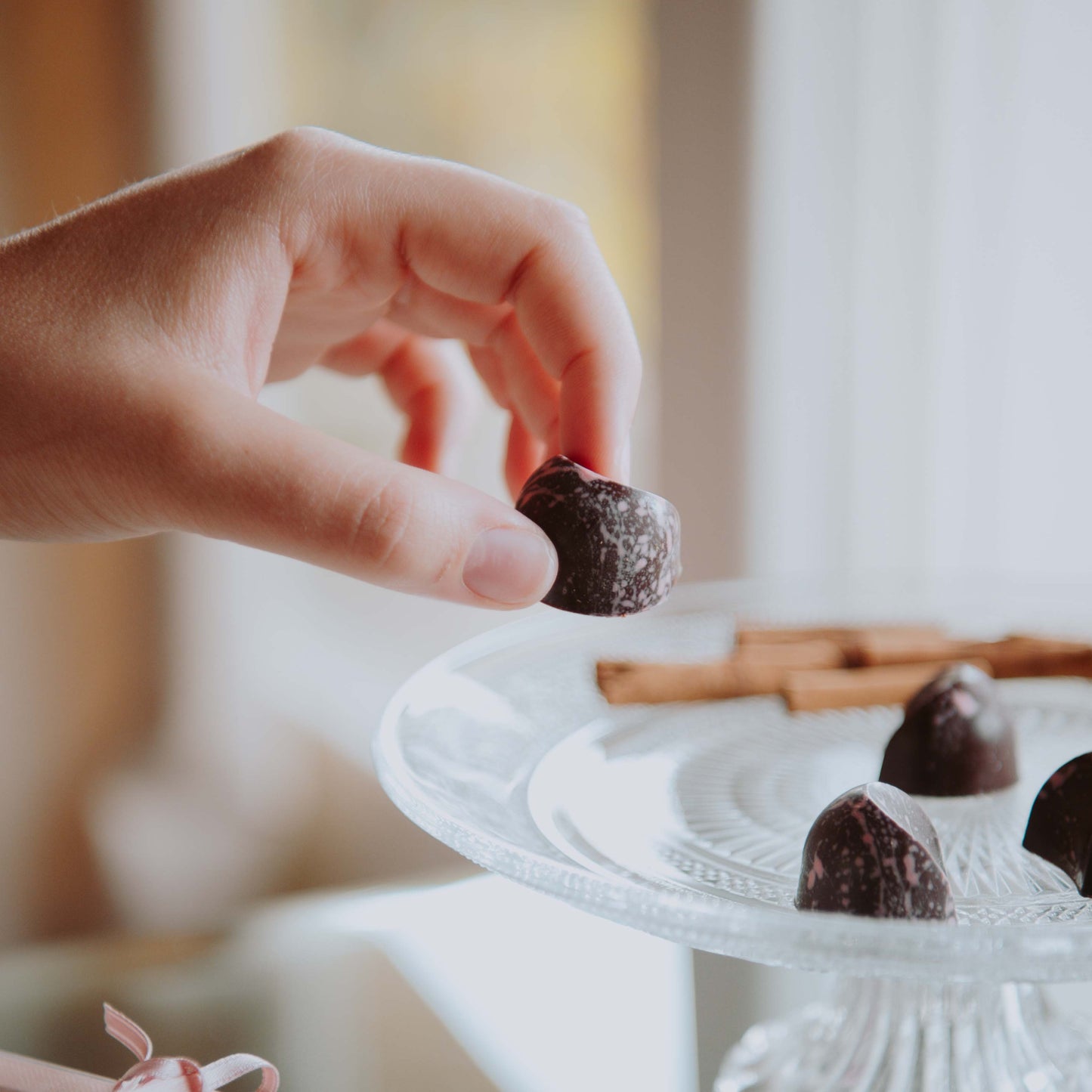 Pralinen mit Ballerina Pink Wermut