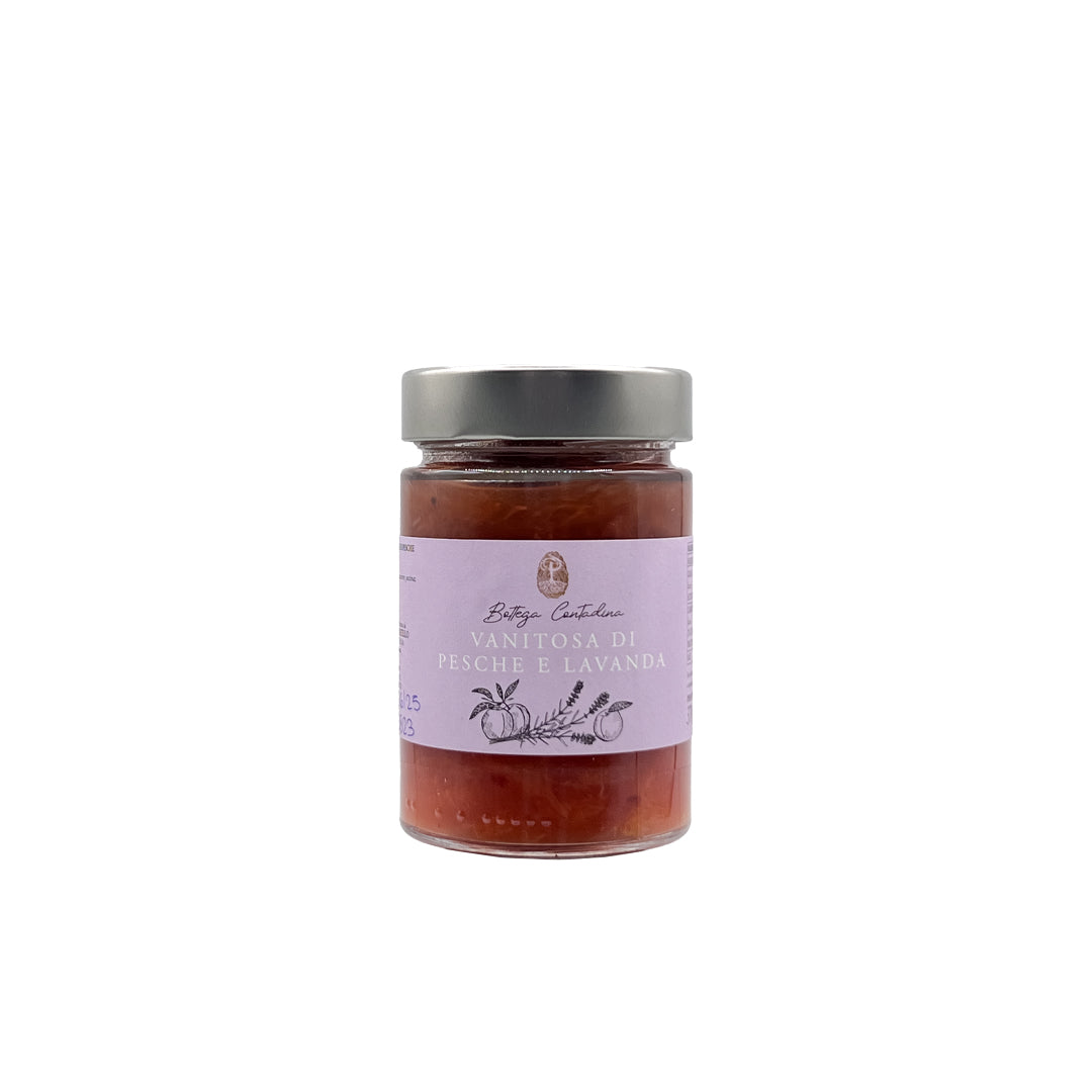 Peach and lavender jam
