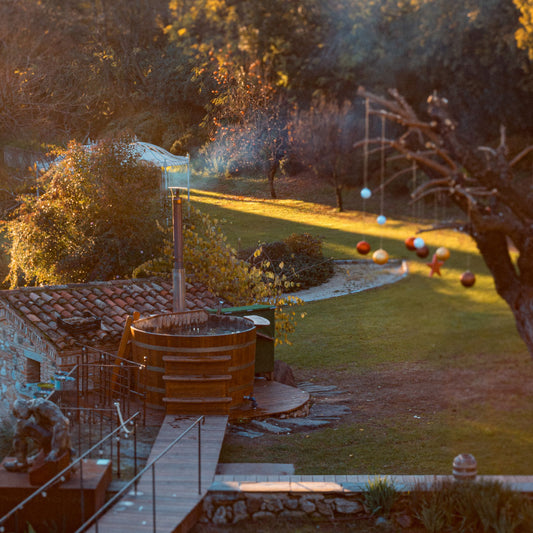 Rural Wellbeing Experience with Glass of Wine