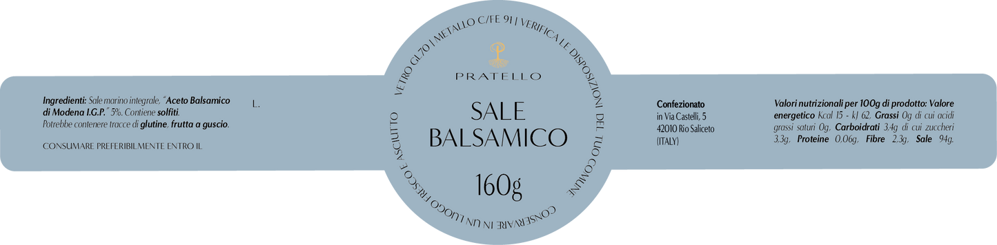 Sale aromatizzato all'Aceto Balsamico