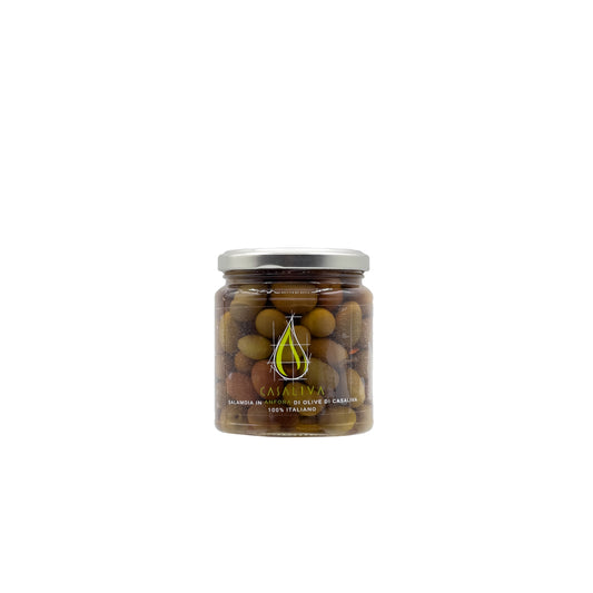 Casaliva olives aged in amphora